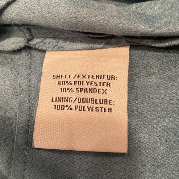 NWT Bagatelle Turquoise Teal Faux Suede Blazer Cardigan Jacket Sz L - Picture 10 of 11